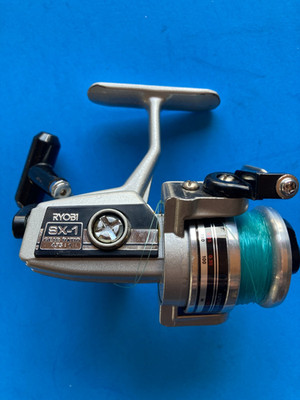 Ryobi SX-1 Open Face Spinning 4.75:1 Ratio, L or R Retrieve, Front Drag, VG Cond