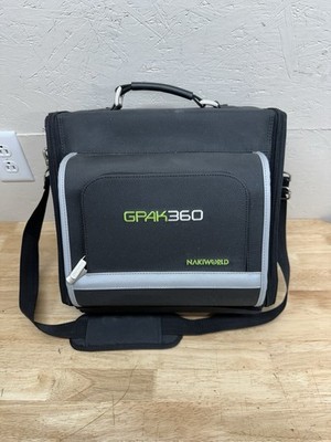 GPAK360 Nakiworld Travel Case & Organizer For Xbox 360 Black w/ Shoulder Strap