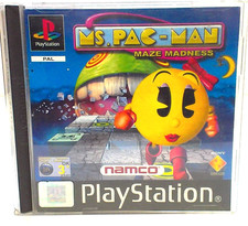 MS. PAC-MAN: MAZE MADNESS (SONY PLAYSTSTION 1, 2001) PAL PS1 BUNDLE COMPLETE GC