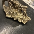 VTG Silver Plated Salt & Pepper Shakers Love Birds on Floral Branch — photo 6