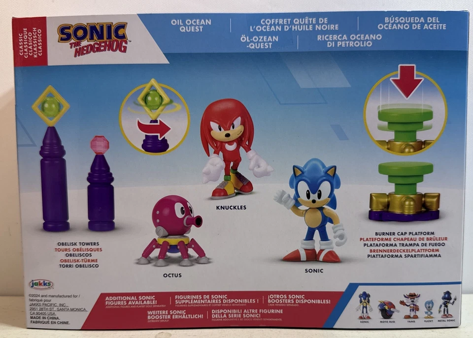 Sonic The Hedgehog Action Figures 2.5" Oil Ocean Diorama - Image 3 of 3