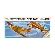Revell/Monogram Model Kit Spitfire MKII / Me 262 VG/EX