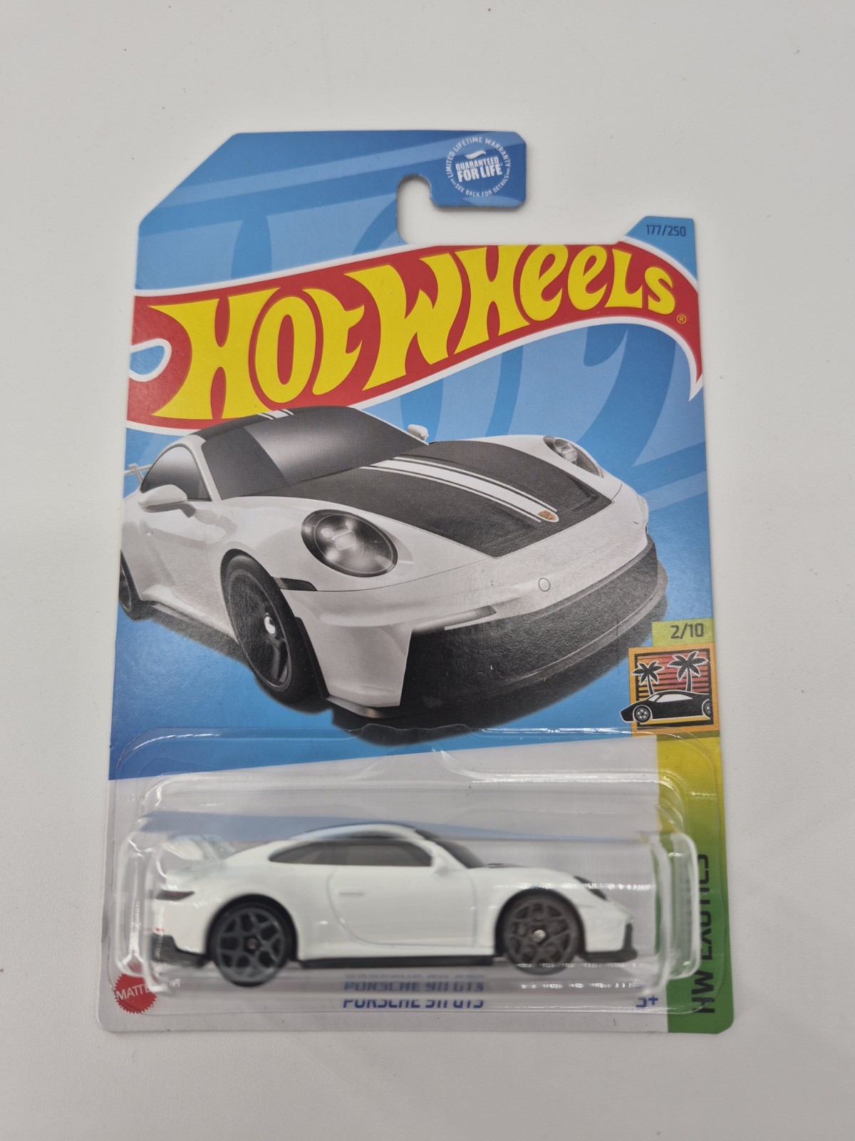 Hot Wheels 2023 Kroger Exclusive Porsche 911 GT3 White HW Exotics 177/250