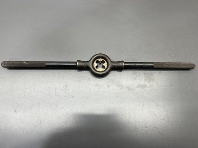 (R) GTD GREENFIELD 20D MACHINIST 2'' T-HANDLE ROUND THREADING DIE WRENCH VGC USA