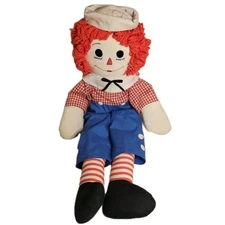 Raggedy ANDY 25 in Handmade Rag Doll Vintage Used