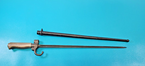 French Model 1886 Lebel Rifle Bayonet + Navy Scabbard S/N# Match TR1042