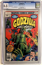 GODZILLA #1 CGC 8.5 35 CENT VARIANT EDITION MARVEL COMICS 1977