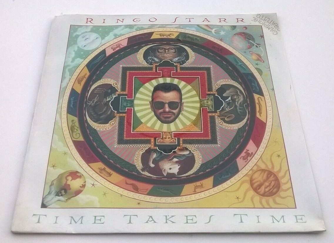 Lp RINGO STARR Time Takes BEATLES Orig.1st Press 1992 Sample-Copy SEALED Rare !!