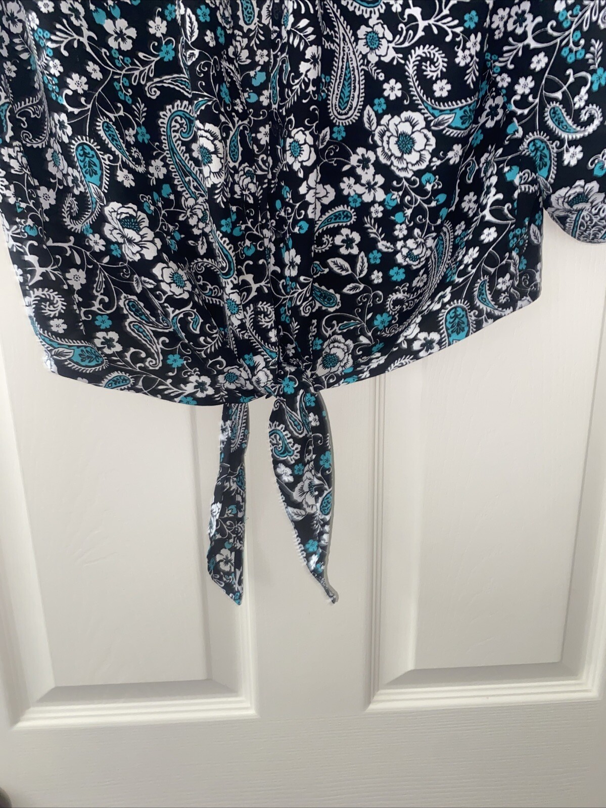 Talbots Womens Floral Pattern Button Up Top Blous… - image 5