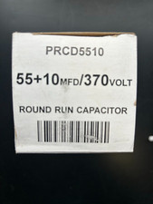 Packard PRCD5510 Round Capacitor 55+10MFD 370V 50/60HZ Made in USA