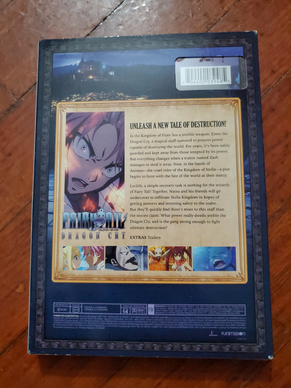 Fairy Tail Dragon Cry Movie Dvd For Sale Online Ebay