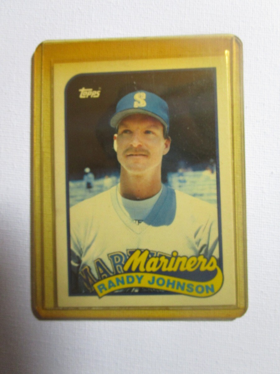 1989 Randy Johnson Rookie Card Seattle Mariners #57T Topps Traded Card HOF
