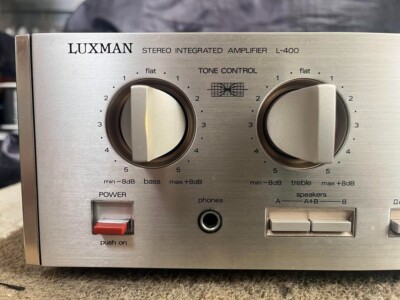 LUXMAN L-400 プリメインアンプ LUXMAN L-400 Stereo Integrated Amplifier Sound output confirmed
