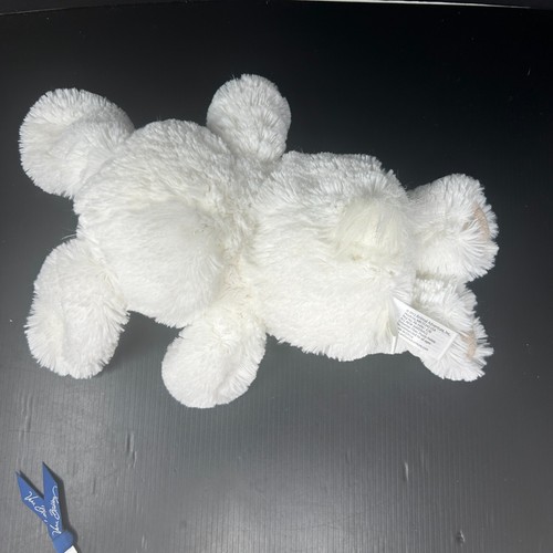 Animal Adventure coniglietto bianco peluche bersaglio orecchie abbronzate occhi cuciti 2012 - Foto 5 di 11