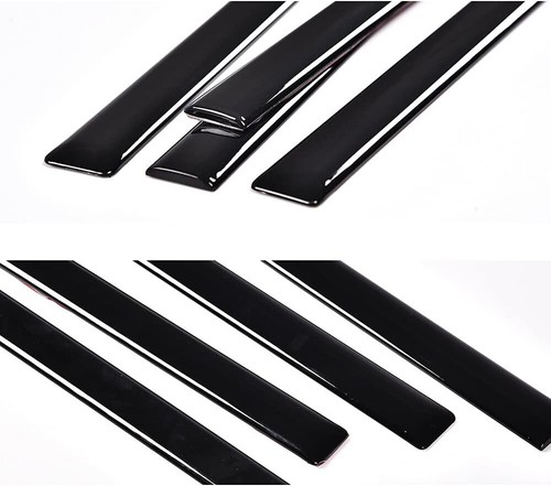 For 2014-2018 Silverado/Sierra Crew Cab Body Side Molding Trims 4PCS GLOSS BLACK - Picture 3 of 4