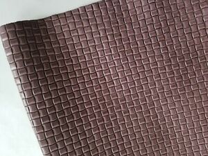 Woven Leather Sheets Genuine, Real Leather Fabric
