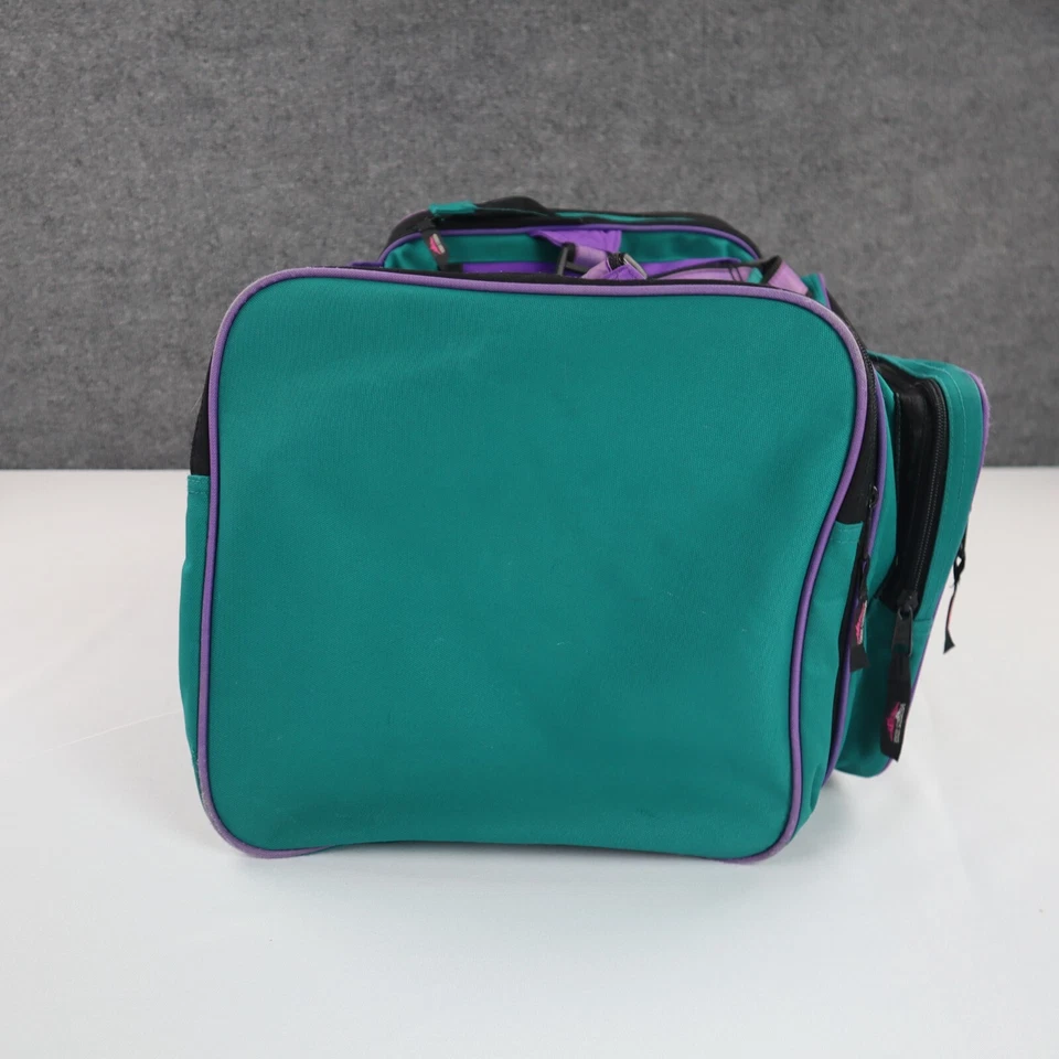 Bolso de Lona High Sierra Vintage Años 90 Turquesa Púrpura Viaje Gimnasio Bolsa Equipaje Grande Foto 2 de 4
