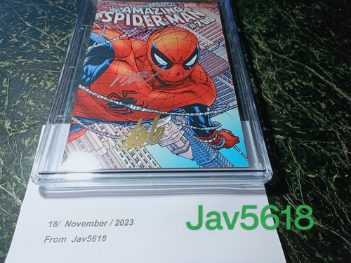 AMAZING SPIDER-MAN 700 CGC 9.6 SS STAN LEE x 3 QUESADA VARIANT RARE SPIDER EDGE - Picture 11 of 20