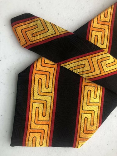 RUSH LIMBAUGH EUC No Boundaries Collection Abstract Silk Tie USA 58¼" X 3¾" - Picture 4 of 5