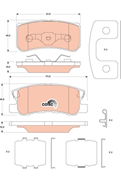 Jeep T. Compass/Patriot BremsbelÄGe 2.0-2.4 06--image