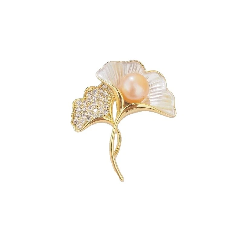 Joyería de moda de cobre de estrás perla