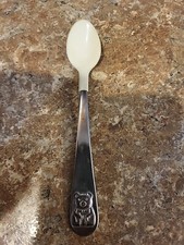 Vintage Baby Toddler Spoon With BEAR Stainless Steel Japan
