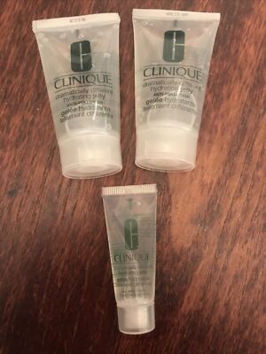 clinique dramatically different hydrating jelly 2x1.7oz + .5oz = 3.9oz new