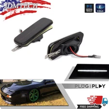 Full White LED Front Side Marker Lights For Nissan 240SX S13 89-94, Altima 93-97