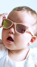 SHIPS IMMEDIATELY COCOSAND Born Baby Sunglasses UV400 Protection Flexible Frame