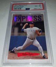 1993 Donruss Triple Play #7 Nolan Ryan Nicknames Card PSA 8 Nm Mint Express