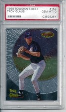 2008 PSA 10 TROY GLAUS BOWMAN BEST #153