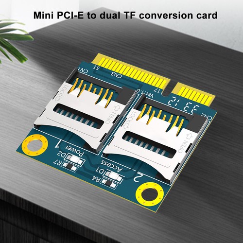 Dual-TF-Micro-SD-Karte auf Mini-PCI-E-Adapter mit Mini-PCIe-Adapter mit halber H - Afbeelding 9 van 12