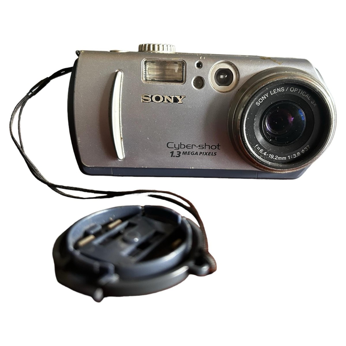 Sony Cyber-shot DSC-P30 1.3MP Digital Camera - Silver blue Sony Cyber-shot DSC-P30 1.3MP Digital Camera - Silver blue