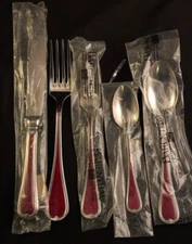 Barenthal Montreuil Burgundy Inlay 5 Piece Place Setting Brown Enamel