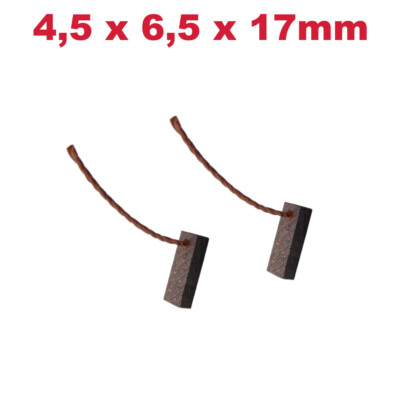 2x Kohlebürsten 5 X 5 X 12 Mm Für KFZ PKW Verdeck Fensterheber Lüfter Motor - Hochwertige Ersatzteile