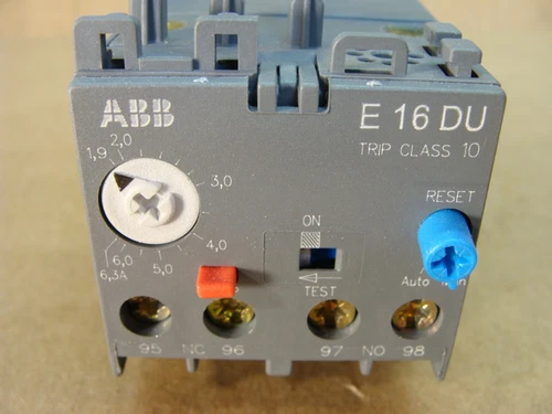 New ABB E16DU-6.3 Electronic Overload Relay 1.9-6.3 A Fast Ship 1PCS #DC - Picture 4 of 4
