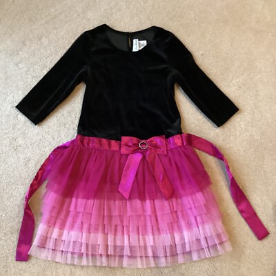 JONA MICHELLE HOLIDAY SEASON / PARTY DRESS, 10, VELOUR TOP, LAYERED/  TIEREDSKIRT | eBay