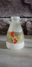 Deko Flasche *Unikat* mit Schmetterling, handmade, handgefertigt, Dekoration