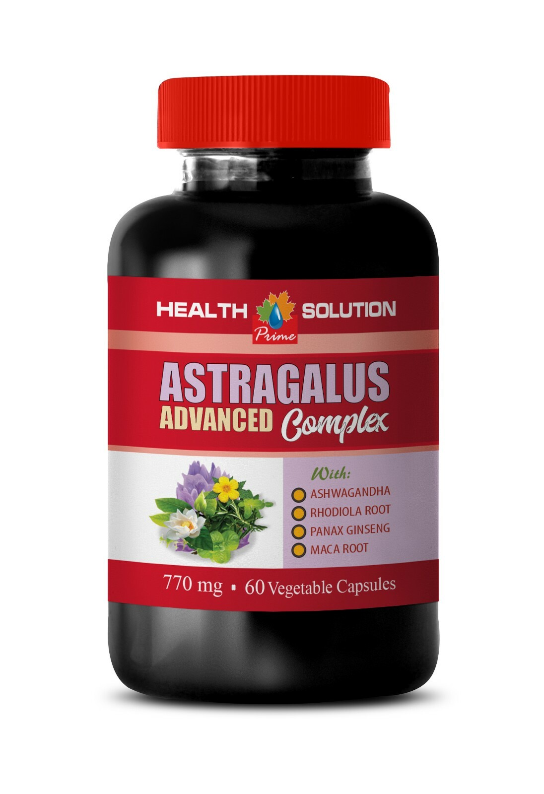 adaptogenic properties - Astragalus Root Complex 770mg - energy boosting 1B
