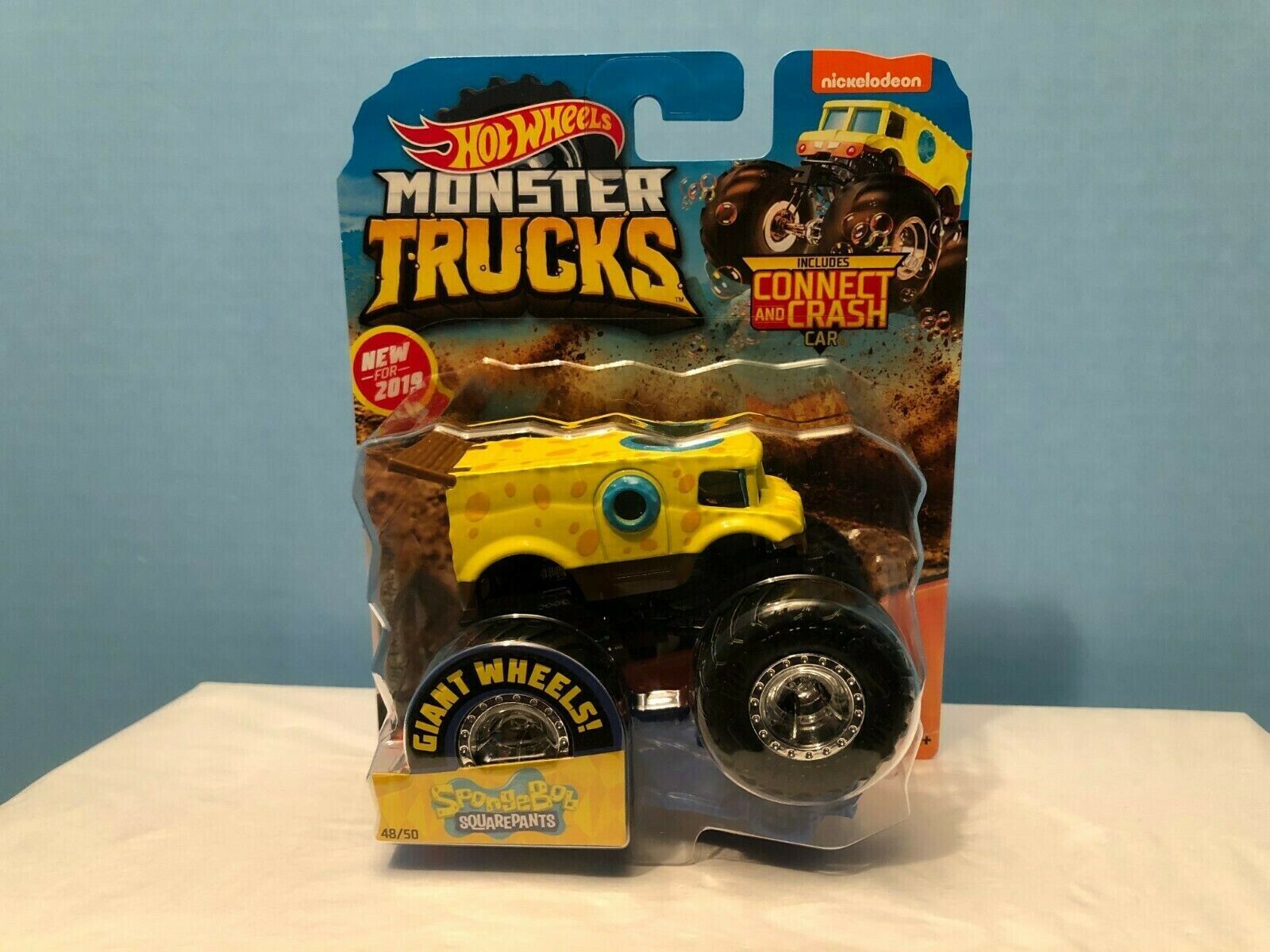 Hot Wheels Monster Trucks Bob Sponge 1:64 - Mattel GBT38