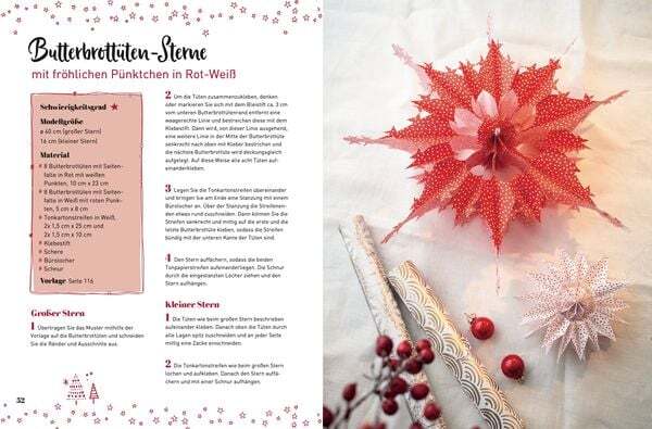 Thumbnail - Weihnachtliche Papiersterne