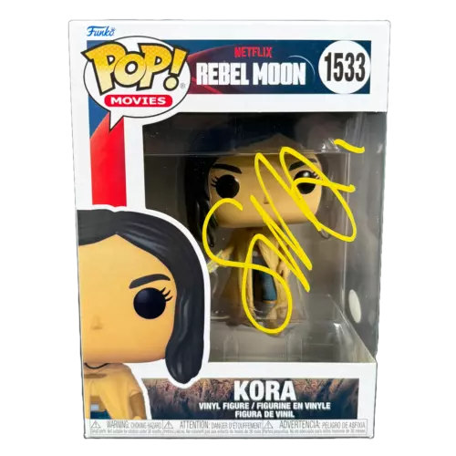 Sofia Boutella Signed Funko Pop Rebel Moon Kora Autographed JSA COA