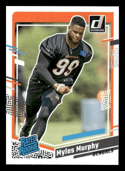 2023 Donruss #320 Myles Murphy RC Rookie Cincinnati Bengals