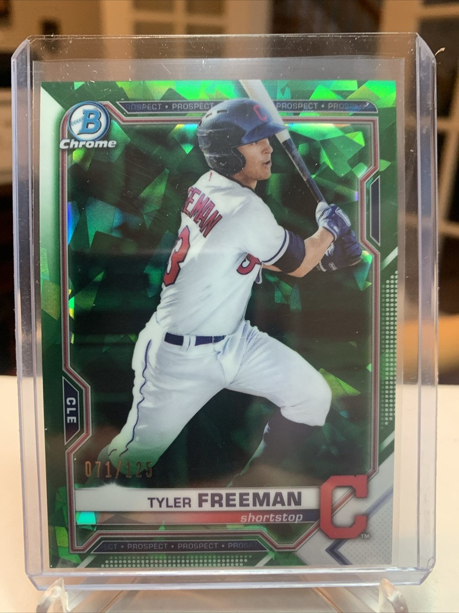2021 Bowman Chrome Sapphire Tyler Freeman Green Refractor 71