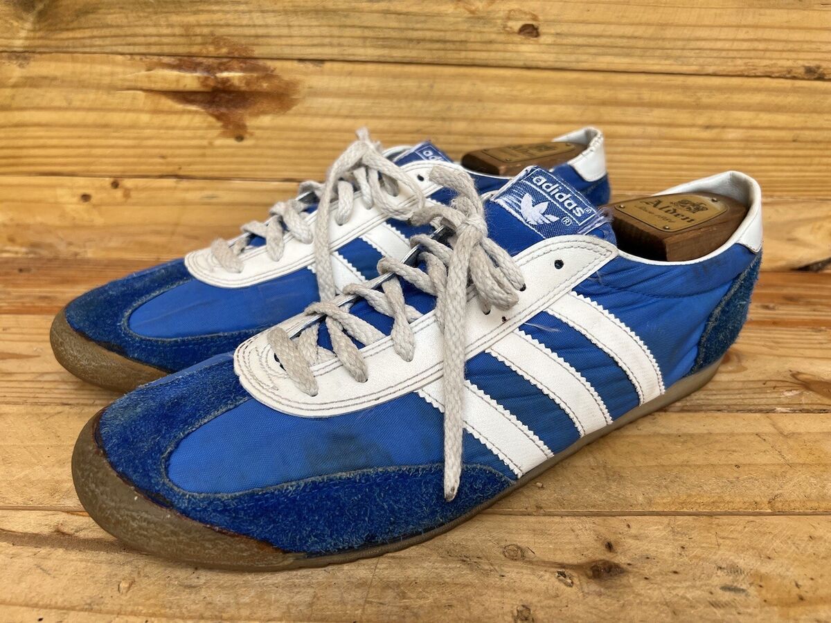 Vintage 80s 90s Adidas Hurricane Sneakers Shoes Taiwan Blue Vintage 80s 90s Adidas Hurricane Sneakers Shoes Taiwan Blue