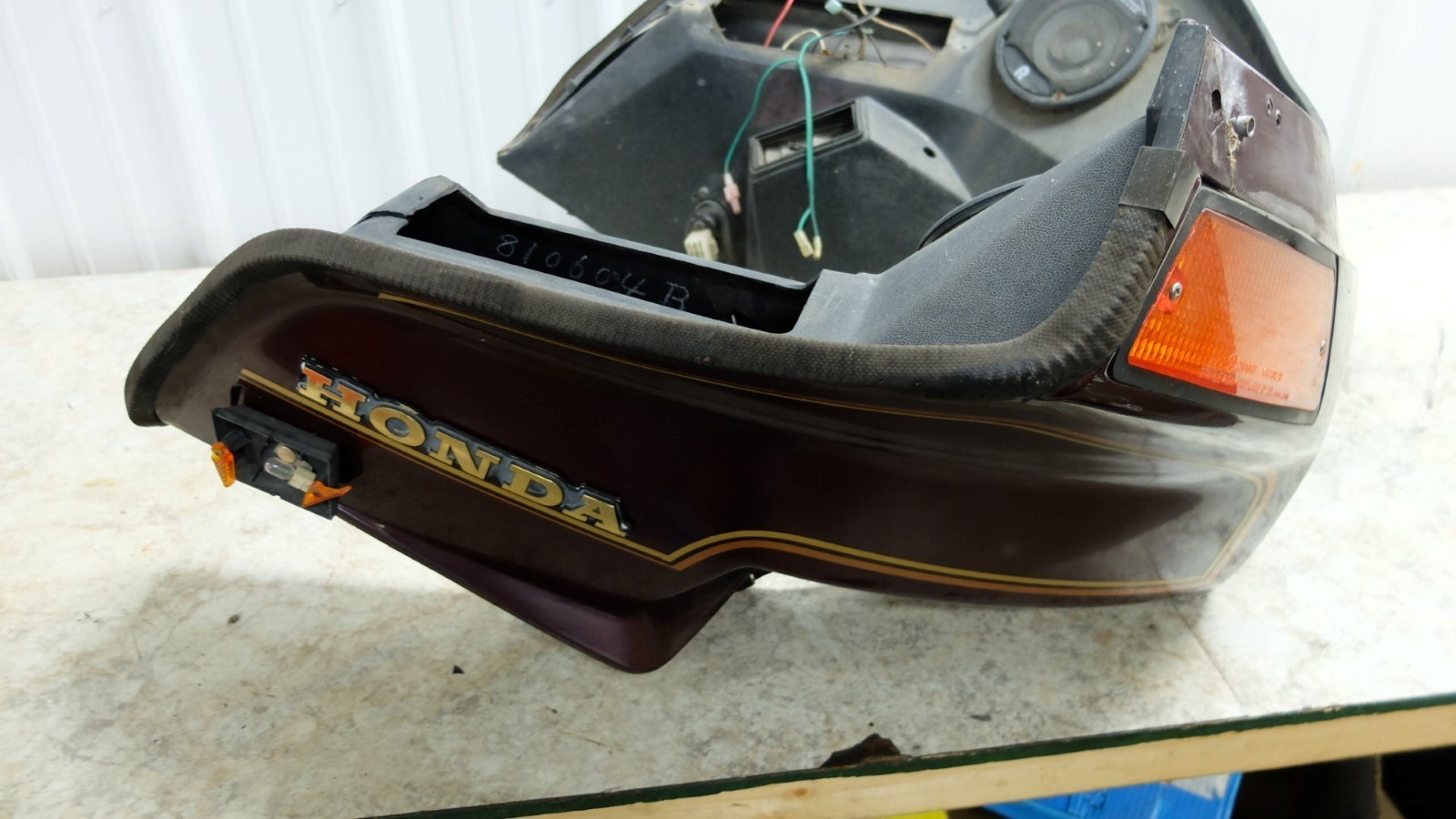 82 Honda GL 500 GL500 I Silverwing front fairing upper cowl eBay