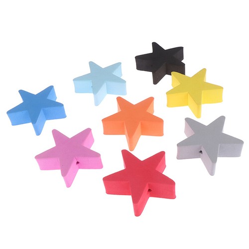 1Pc Colorful five-pointed star car antenna pen topper aerial EVA ball decorY- _t - Picture 6 of 12
