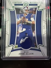2022 Panini National Treasures - Century Materials #CEN-JAL Josh Allen 3/5 Bills