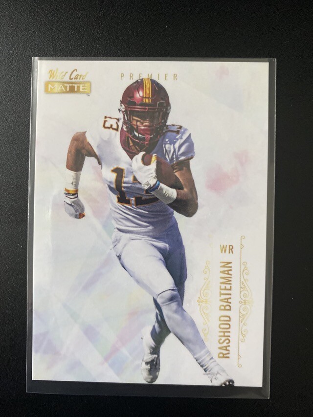 2021 Wild Card Matte White Retail #MBC22 Rashod Bateman Ravens