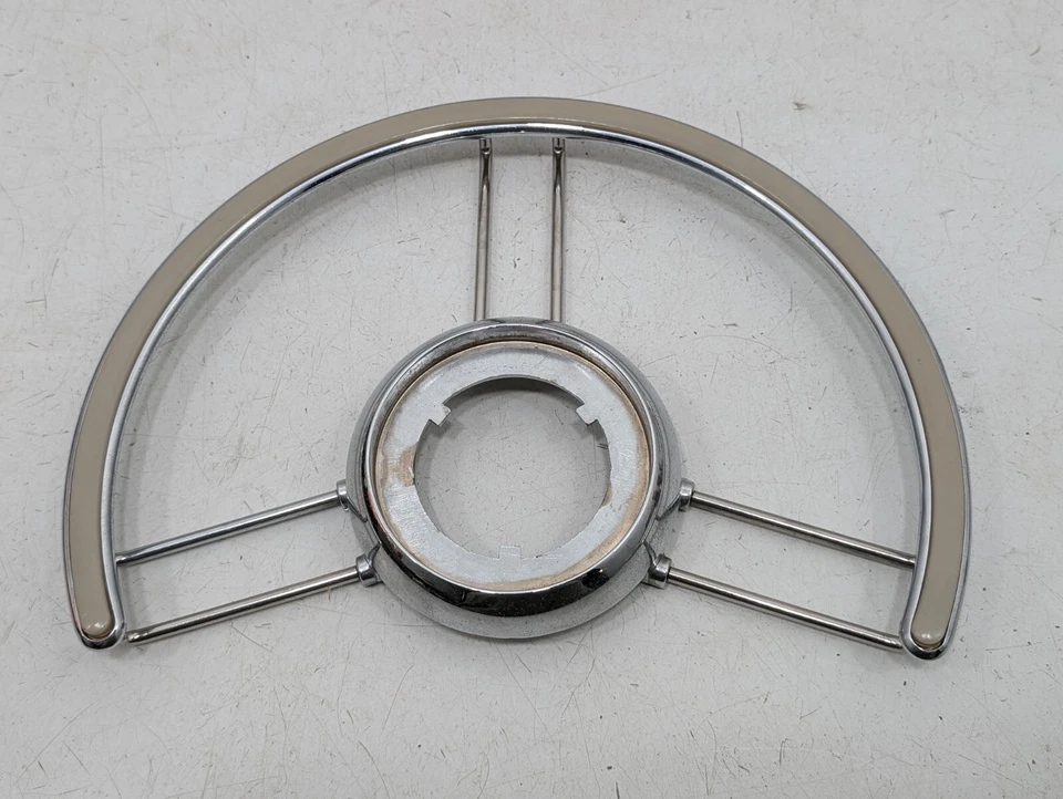 DE COLECCIÓN 1940 OLDSMOBILE COCHE VOLANTE BOCINA ANILLO CROMO MOLDURA BISEL  Foto 2 de 4